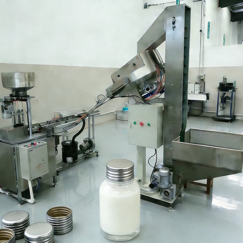 바디 로션 스레드 캡 생산 라인