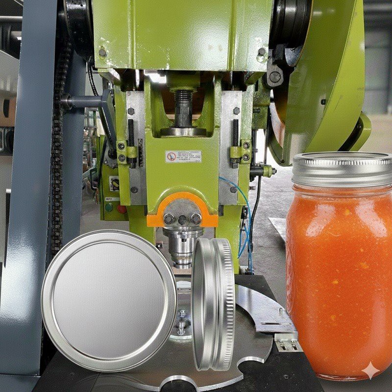 갓 짜낸 주스 스레드 캡 생산 라인